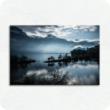 Leinwand-Bilder | Leinwandbild Morgenstimmung am Walensee