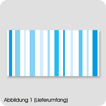 Moebel-Deko | Möbelfolie Streifen Hellblau
