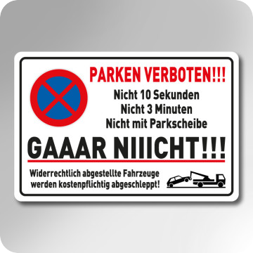 Schilder | Schild Parken verboten 1