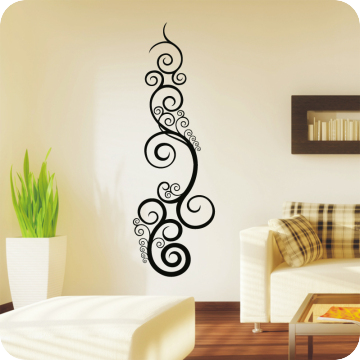 Wandtattoos | Wandtattoo Circles-Swirl Ornament