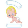 Geburts-Sticker | Geburts Sticker Baby2 für Jungen