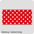 Moebel-Deko | Möbelfolie Punkte Rot