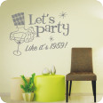 Wandtattoos | Wandtattoo Let's Party