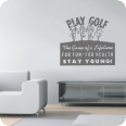 Wandtattoo Play Golf stay Young! - Bild 2