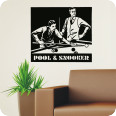 Wandtattoo Pool & Snooker - Bild 1