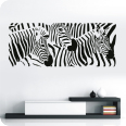 Wandtattoo Zebra Banner - Bild 1