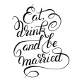 Wandtattoo eat, drink and be married - Bild 3