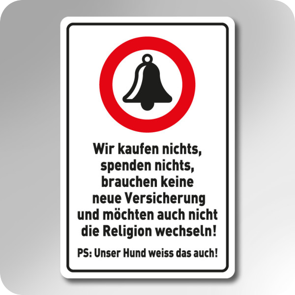 Schild Wir Kaufen Nichts Schilder Strasse Und Haus