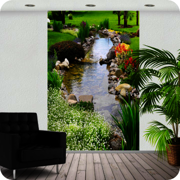 Bild zu Fotoprint Bach im Park