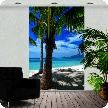 Bild zu Fotoprint Palmenstrand