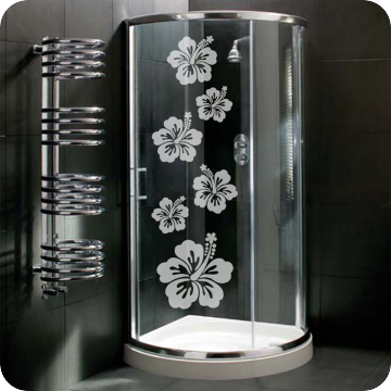 Glas-Decor-und-Vogelschutz | Glas-Decor Hibiskus