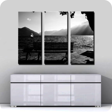 Bild zu Leinwandbild Ascona am See