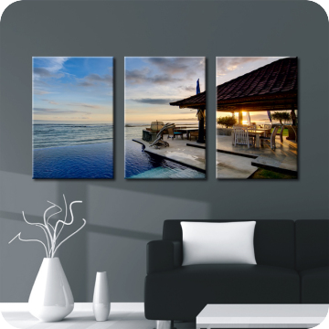 Bild zu Leinwandbild Beach Lounge