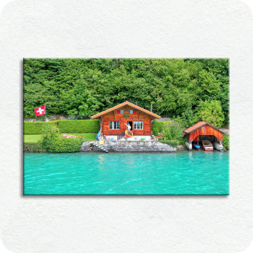Bild zu Leinwandbild Gruss vom Brienzersee