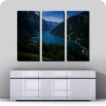 Bild zu Leinwandbild Klöntalersee