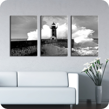 Bild zu Leinwandbild Leuchtturm