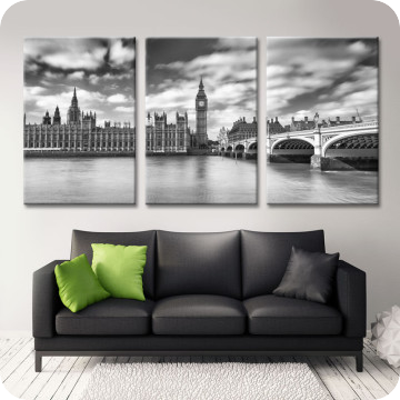 Bild zu Leinwandbild London Riverside