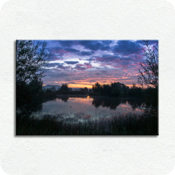 Bild zu Leinwandbild Morgenrot
