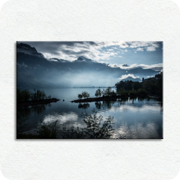 Bild zu Leinwandbild Morgenstimmung am Walensee