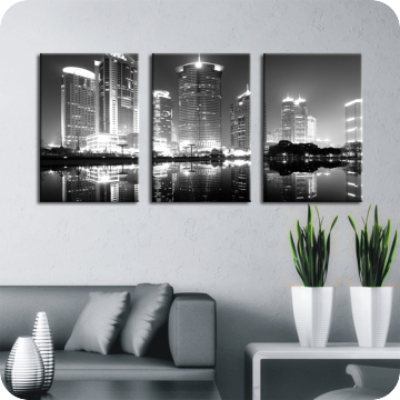 Bild zu Leinwandbild Shanghai Nights