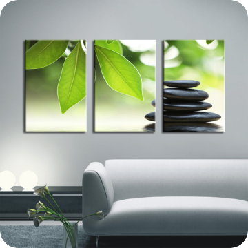 Bild zu Leinwandbild green spa