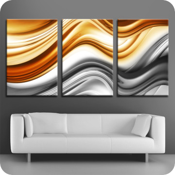 Bild zu Leinwandbild fancy waves No.25