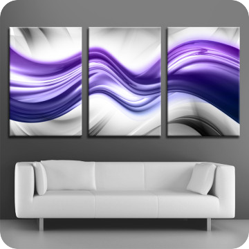 Bild zu Leinwandbild fancy waves No.26