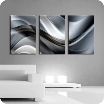 Bild zu Leinwandbild fancy waves No.2