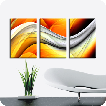 Bild zu Leinwandbild fancy waves No.4