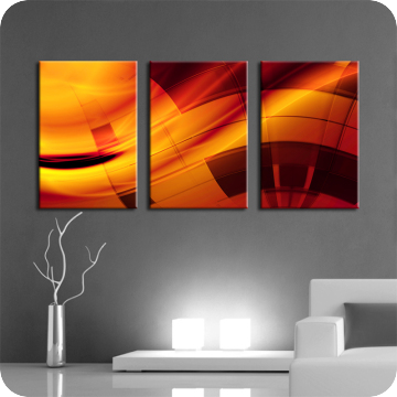 Bild zu Leinwandbild fancy waves No.6