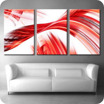 Bild zu Leinwandbild fractal waves No.11