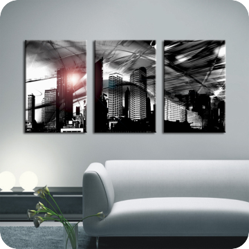 Bild zu Leinwandbild urban shadows