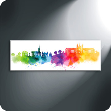Bild zu Leinwandbild Skyline Schwyz