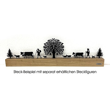 Metall-Steckfiguren | Eichenbalken für Steckfiguren 90cm