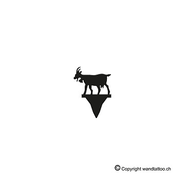 Metall-Steckfiguren | Steckfigur Geiss gross