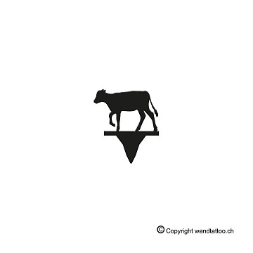 Metall-Steckfiguren | Steckfigur Kalb