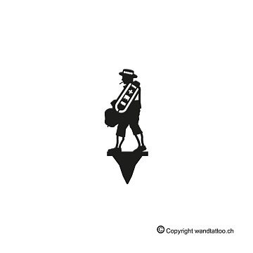 Metall-Steckfiguren | Steckfigur Trychler