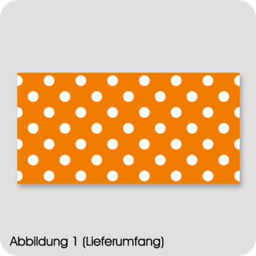 Bild zu Möbelfolie Punkte Orange