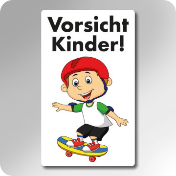 Schilder | Schild Vorsicht Kinder Skater