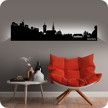 Wandlichter | Wandlicht Skyline Baden