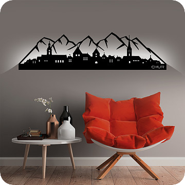 Wandlichter | Wandlicht Skyline Chur