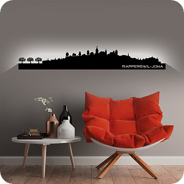 Bild zu Wandlicht Skyline Rapperswil-Jona