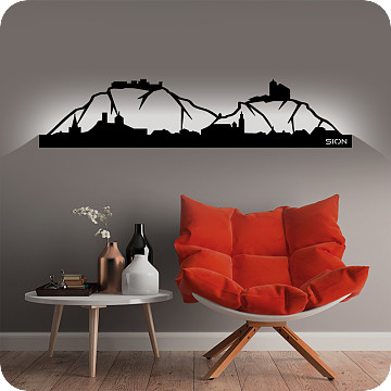 Bild zu Wandlicht Skyline Sion