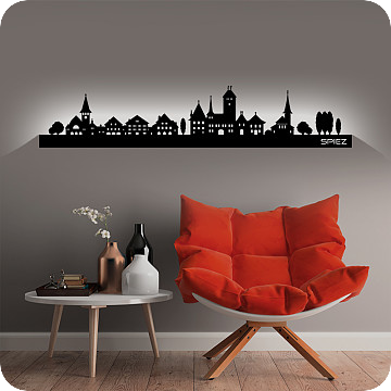 Bild zu Wandlicht Skyline Spiez