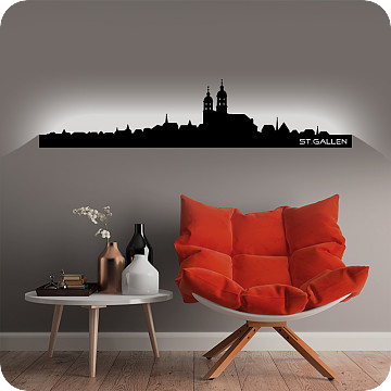 Bild zu Wandlicht Skyline St.Gallen