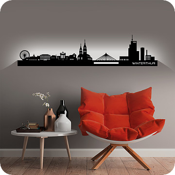 Bild zu Wandlicht Skyline Winterthur