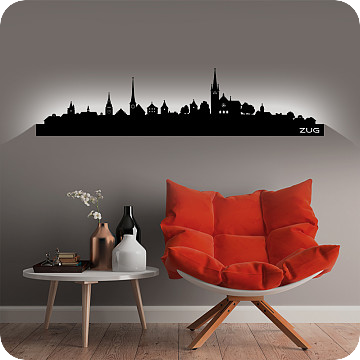 Bild zu Wandlicht Skyline Zug
