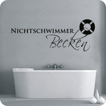 Wandtattoos | Wandtattoo Nichtschwimmer Becken