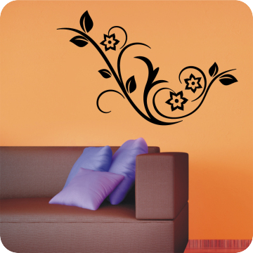 Bild zu Wandtattoo Floral Ornament