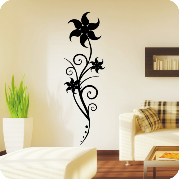 Wandtattoos | Wandtattoo Flower Ornament 1